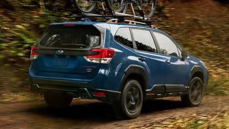 2022 Subaru Forester Wilderness: Factory Lift, Skid Plate, Double the Towing Capacity Subaru Forester Wilderness, 17 Inch Wheels, Black Hood, Rear Differential, All Terrain Tyres, Led Fog Lights, Subaru Forester, Roof Rack, Subaru