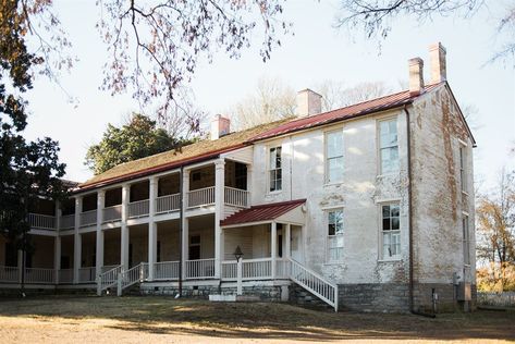 Historic Travellers Rest - Nashville, TN - Wedding Venue Modern Event Space, Outdoor Outlet, Outside Catering, Wedding Halls, Travelers Rest, Limestone Fireplace, Indoor Event, Historic House, Outdoor Shoot