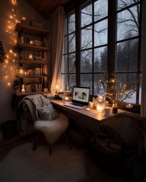 Cozy At Home Office, Writing Space, Extra Rooms, Workspace Design, Through The Window, Room Inspo, Work Space, Home Office, The Help