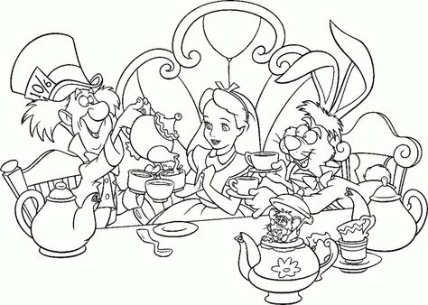 Free Printable Alice in Wonderland Coloring Pages For Kids Alice In Wonderland Coloring Pages, Wonderland Coloring Pages, Alice In Wonderland Coloring, Disney Coloring Pages Printables, Disney Colouring Pages, Alice In Wonderland Flowers, Alice In Wonderland Drawings, Alice In Wonderland Characters, Alice In Wonderland Disney