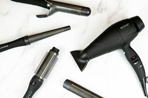 The Hair Styling Range To Have On Your Radar | sheerluxe.com Hair Straightening Tools, Hairdressing Equipment, Loose Beachy Waves, Make Hair Grow, Hair Straightener And Curler, Best Hair Care Products, Curling Irons, Hair Brush Straightener, Hair Straighteners