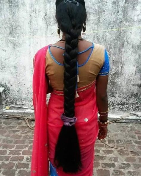 Image may contain: one or more people and people standing Hair Braid Indian, Indian Long Hair Braid, Long Hair Images, Big Bun Hair, Long Hair Ponytail, Lustrous Hair, Beautiful Casual Dresses, Beautiful Braids, Hair Ponytail