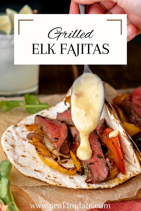 Round Steak Marinade, Spicy Veggies, Elk Steak, Elk Recipes, Round Steak Recipes, Fajita Marinade, Beef Flank, Game Recipes, Venison Recipes