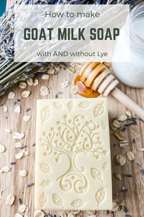 Diy Goat Milk Soap Base, No Lye Goat Milk Soap Recipe, How To Make Goat Milk Soap Base, Goat Milk Soap Base Recipe, Goats Milk Body Wash, Raw Goat Milk Soap Recipe, Cold Pour Soap Recipe, Goat Milk Soap Recipe Homemade, Goats Milk Soap Recipe