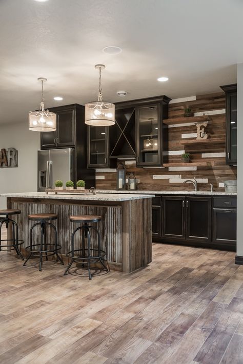 Dark Luxury Vinyl Plank, Kitchen Wooden Floors, Tile Flooring, Flooring Ideas, Vinyl Plank Flooring, Interior Floor, Basement Design, Luxury Vinyl Flooring, Kitchen Remodeling, Luxury Vinyl Plank