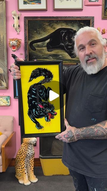 Iain Hursey- Sign Painter on Instagram: "Crawling wolf reverse painted on glass.  Painted with Alphanamel paint.  This one is sold, but I will have a bunch of glass paintings available on Black Friday. Stay tuned for more info.  —————————————————— ⚡️Links in bio for: •Shop: Signs & Merch •Paint & Brushes •Commissions: OPEN! Quote form in bio. Events: •11/29 Black Friday online glass release. •12/7 Chicago- World Oddities Expo —————————————————— #signpainter #reverseglasspainting #painting #wolf #framedart #hurferhandpainted" Reverse Painting On Glass, Sign Painter, Reverse Painting, Painting On Glass, Glass Paintings, Sign Painting, Reverse Painted, Pinstriping, Commissions Open