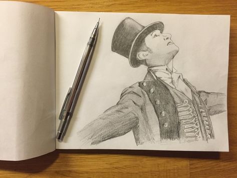 Greatest Showman Drawings, Greatest Showman Art, Showman Movie, P T Barnum, German Soldiers Ww2, Things To Draw, The Greatest Showman, Hugh Jackman, Great Movies