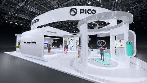 PICO-GDC 2023 :: Behance Island Booth, Facebook Video Ads, Exhibition Stand Design, Tradeshow Booth, Exhibition Booth, Exhibition Stand, Stand Design, 3d Modeling, Trade Show