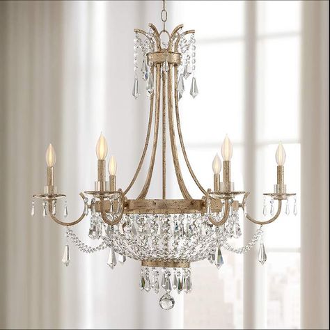 Savoy House Claiborne 33" Wide Avalite Chandelier - #1P173 | Lamps Plus Antique Chandelier Dining Room, Crystal Chandelier Dining Room, Entryway Chandelier, Sunroom Designs, French Chandelier, Diy Dining, Crystal Chandelier Lighting, Traditional Dining, Luxury Chandelier