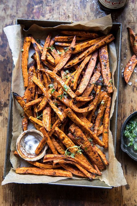 Air Fryers are Still Trending, and These Five Options Prove Why Oven Baked Fries, Baked Sweet Potato Fries, Half Baked Harvest Recipes, Sweet Potato Fries Baked, Garlic Herb Butter, Baked Fries, Harvest Recipes, Half Baked, Potato Fries