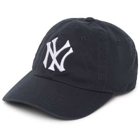 Navy Yankees Hat, Caps Aesthetic, Ny Yankees Hat, Navy Ball, Backwards Hat, Ny Cap, Yankee Hat, Yankees Baseball Cap, Ny Hat