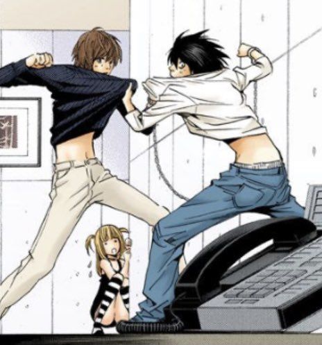 Light And Misa, L Icon, Light Icon, L Lawliet, Light Yagami, L And Light, Me Me Me Anime, Matching Icons, Manga Art