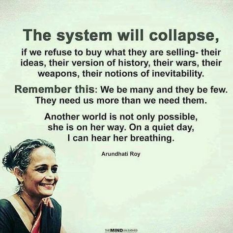 Arundhati Roy, Mind Unleashed, Wise Guys, Power To The People, Ideas Quotes, Wise Quotes, Another World, Remember This, Social Justice