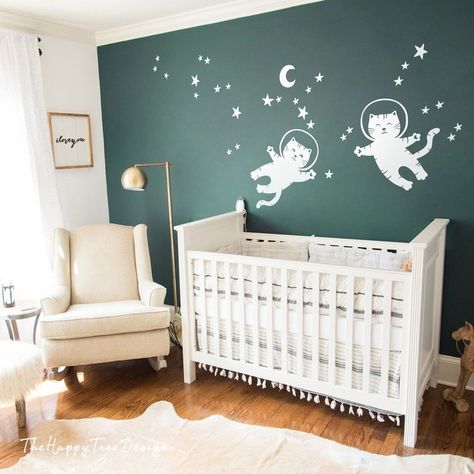 Facebook Moon And Back Nursery Theme, Nursery Themes Space, Baby Murals Nursery, Galaxy Nursery Theme, Baby Boy Space Theme Nursery, Girl Space Room, Space Nursery Theme Girl, Nursery Ideas Space, Girl Space Nursery