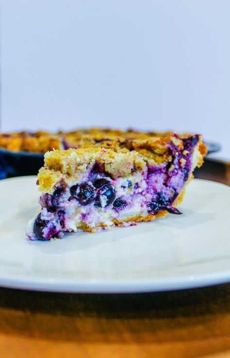 Blackberry Sour Cream Pie, Sour Cream Blueberry Pie The Southern Lady Cooks, Sour Cream Blueberry Pie, Blueberry Sour Cream Pie, Blueberry Cream Pie, Easy Blueberry Pie, Blueberry Cream Pies, Almond Pie, Cream Custard