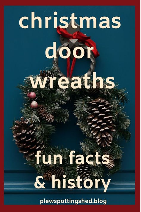 The word ‘wreath’ comes from the Old English word ‘writha’ or ‘writhen’. The literal meaning is ‘that which is wound around’ – which is a fairly good description. The circular shape of traditional wreaths are both practical and symbolic. But there’s a lot more to Christmas wreaths than that - Click the link to find out! History Of Christmas, Laurel Wreath Crown, Solstice Festival, Jesus Birth, Old English Words, Christmas Door Wreath, Solstice Celebration, Traditional Wreath, Evergreen Wreath