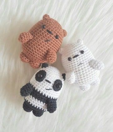 imagenes de animalitos tejidos a crochet Easy Crochet Animals, Pola Amigurumi, Kawaii Crochet, Fun Crochet Projects, Diy Crochet Projects, Crochet Toys Patterns, Crochet Gifts, Crochet Patterns Amigurumi, Crochet Dolls