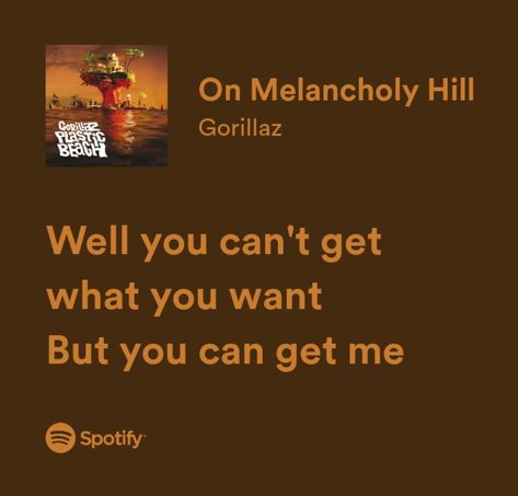 Gorillaz Lyrics Aesthetic, Gorillaz Quotes, Gorillaz Lyrics, Lyric Drawings, Relatable Lyrics, Dream About Me, Music Spotify, Music Recommendations, Love This Song