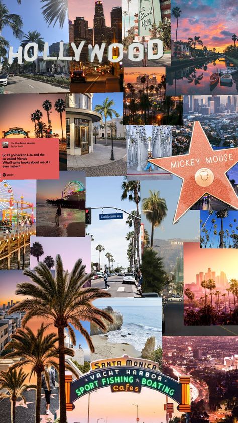 Los Angeles 🌴🌊🌇 So Called Friends, Manifesting Vision Board, Sport Yacht, Writing A Book, Vision Board, Hollywood, Angeles, California, Collage