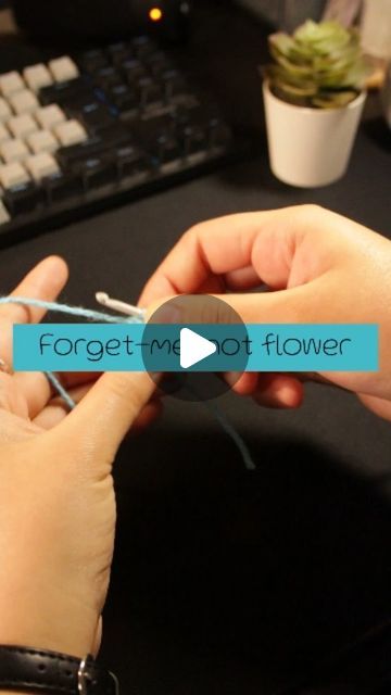 DAVICA Creations on Instagram: "Forget-me-not flower Crochet" Forget Me Not Flowers Crochet, Crochet Forget Me Not Flowers, Forget Me Not Flowers, Forget Me Not Flower, Flower Crochet, Forget Me Not, Crochet Flowers, Sewing, Crochet