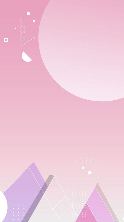 Pink geometric abstract background vector | free image by rawpixel.com / Adjima