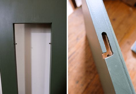 Diy Cat Door In Wall, Secret Cat Door, Diy Cat Door In Door, Cat Door In Door, Diy Interior Cat Door, Cat Door Ideas, Diy Cat Door, Cat Door Wall, Cat Door Diy