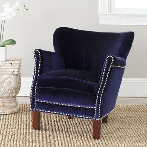 Blue Armchair, Busy City, Country Side, Velvet Chair, A Rug, Velvet Armchair, Upholstered Fabric, Upholstered Arm Chair, Wingback Chair