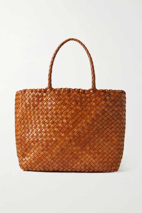 20 of the Best Leather Totes to Shop 2021 Cuyana Tote, Lunch Basket, Madewell Tote, Dragon Diffusion, Woven Leather Tote, Basket Woven, Basket Tote, Work Tote, Large Leather Tote