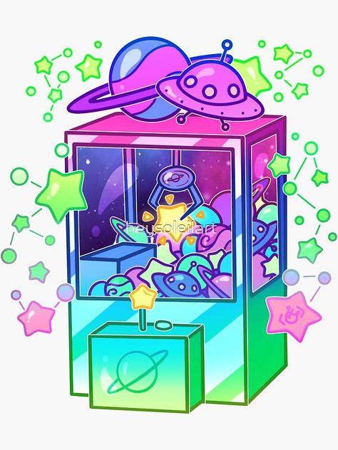 Neon Galaxy, Crane Game, Dog Mat, Space Crafts, Pet Bandana, Drawing Inspiration, Of Course, Spaceship, Character Inspiration