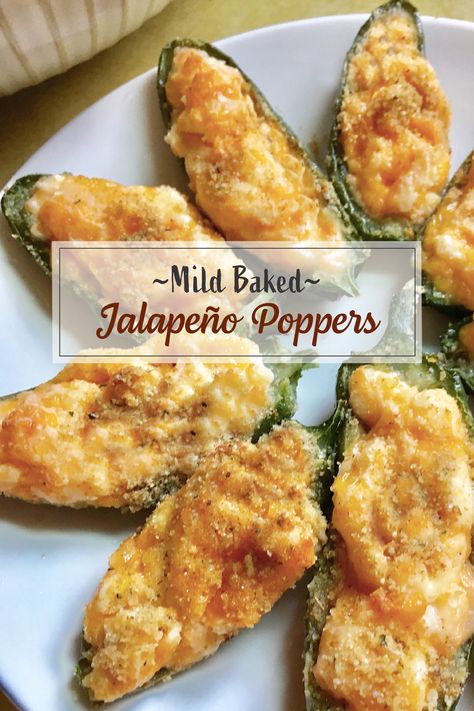 Mild Jalapeno Recipes, Baked Jalapeno Poppers Oven, Jalapeno Poppers Oven, Baked Jalapeño Poppers, Jalapeño Poppers Recipe, Popper Recipes, Baked Jalapeno Poppers, Bacon Wrapped Jalapeno Poppers, Jalapeno Popper Recipes