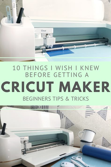 10 Things We Wish We Knew About The Cricut Maker – Crafty Lumberjacks Labels With Cricut Maker, How To Use Cricut, Cricut Supplies, Circuit Ideas, Maker Project, Cricut Projects Beginner, Cricut Craft, Diy Vinyl, Cricut Free