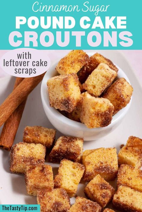 Leftover Pound Cake Ideas, Cake Scraps Ideas, Leftover Cake Ideas, Leftover Cake Scraps, Dessert Skewers, Beginner Baker, Rice Krispies Recipe, Ice Cream Fruit, Ginger Cake