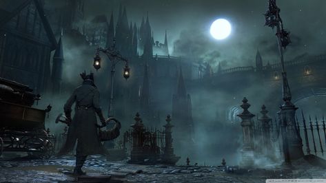 Bloodborne city of Yharnam wallpaper video games #Bloodborne #1080P #wallpaper #hdwallpaper #desktop Bloodborne Game, Ps4 Exclusives, Dark Souls 2, Good Horror Games, Disney Olaf, Bloodborne Art, Soul Game, Gif Disney, Demon Souls