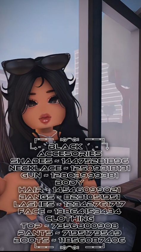 Not Mine!! ♡ Berry Avenue Outfit Code, 2023 Baddie, Black Hair Id Roblox, Kitty Spiderman, Display Names, Roblox Images, Kids Coding, Zombie Clothes, Berry Avenue Codes