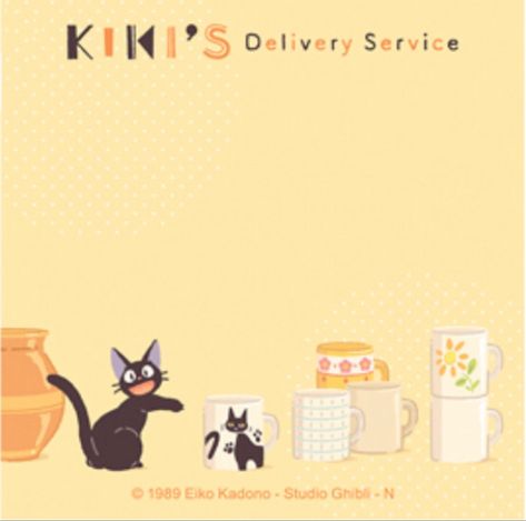 Studio Ghibli Memo Pad, Memo Pad Design, Note Doodles, Note Writing Paper, Memo Paper, Hand Drawing Reference, Note Memo, Kiki's Delivery Service, Studio Ghibli Art