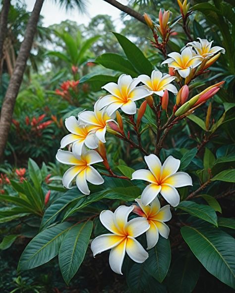 10 Best Tropical Flowering Plants Tropical Flowers Aesthetic, Tropical Flowering Plants, Hawaii Plants, Rainforest Flowers, Tropical Mural, Tropical Garden Plants, Jungle Flowers, Tattoo Time, House Planning