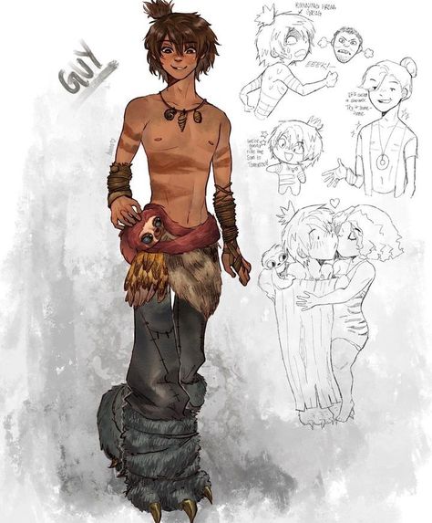 Eep Croods Fanart, Croods Eep X Dawn, Guy The Croods Fanart, Guy Croods Fanart, Croods Halloween Costume, The Croods Oc, Croods Eep X Guy, Croods Oc, The Croods Fanart