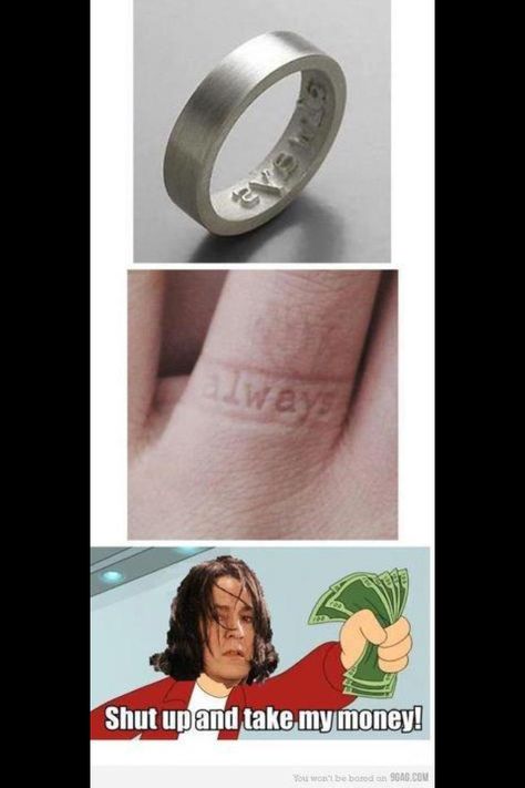 Always Harry Potter Ring, Under Your Spell, Harry Potter Wedding, Take My Money, Harry Potter Love, Harry Potter Series, My Money, Mischief Managed, Harry Potter Universal