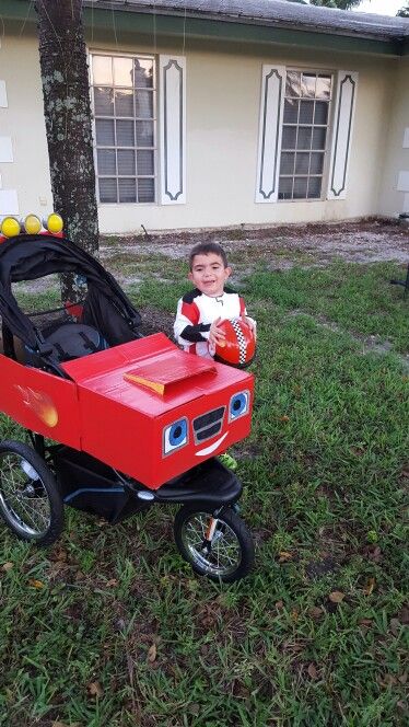 Blaze and the monster machines costume Blaze Monster Truck Costume, Blaze And The Monster Machines Costume, Blaze Costume, Halloween Costumes Homemade, Monster Truck Costume, Diy Shark Costume, Mcqueen Costume, Truck Costume, Lightning Mcqueen Costume