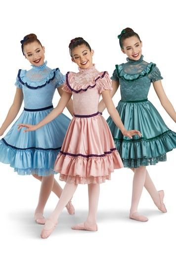 Nutcracker Ruffle Character Dress | Weissman® Concert Costumes, Tari Balet, Ballet Shows, Nutcracker Costumes, Ballerina Costume, Leotard Dress, Ballet Costume, Taffeta Skirt, Hair Bow Clip