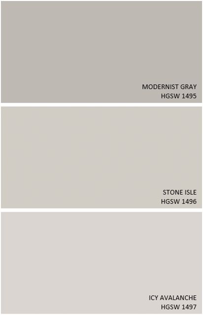 Icy Avalanche (the lightest shade) or Stone Isle (middle color) would be good for an overall house paint/trim. Stone Isle Sherwin Williams Paint, Sw Stone Isle Paint, Sherwin Williams Stone Isle, Icy Avalanche Kitchen Cabinets, Sherwin Williams Icy Avalanche, Stone Isle Sherwin Williams, Icy Avalanche Cabinets, Icy Avalanche Sherwin Williams, Paint Deck