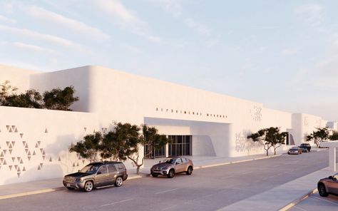 Mykonos Airport – K-Studio Airport Design Concept, Mykonos Airport, Airport Design, Still Frame, Ludwig Mies Van Der Rohe, Frequent Traveler, Floating House, Islamic Architecture, Drone Photography