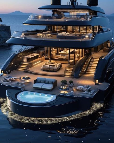 Billionaire Yacht, Expensive Yachts, Yacht Aesthetic, Luxury Yacht Interior, Millionaire Lifestyle Luxury, Yatch Boat, Big Yachts, Best Yachts, Mega Yacht