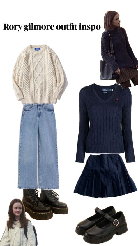 Rory is an icon Gilmore Girls Fashion, Gilmore Girls Outfits, Academia Aesthetic Outfit, Cool Girl Outfits, Famous Outfits, Rory Gilmore, Outfit Inspiration Fall, Outfit Inspo Fall, Japan Fashion