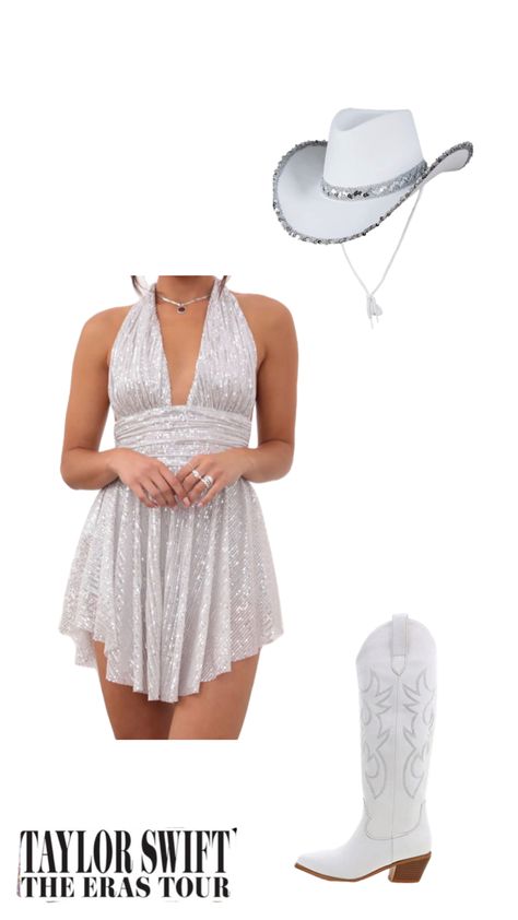 White Taylor Swift Outfit, Eras Tour Dress, Taylor Swift Tour Outfits, Swift Tour, Taylor Swift Outfits, Fitness Inspo, Swift, Taylor Swift, White Dress