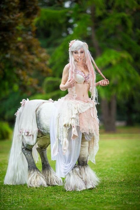 Maja Felicitas  centaur Centaur Cosplay, Centaur Costume, Epic Cosplay, Cool Cosplay, Awesome Cosplay, Cosplay Diy, Fantasy Costumes, Amazing Cosplay, Costume Makeup