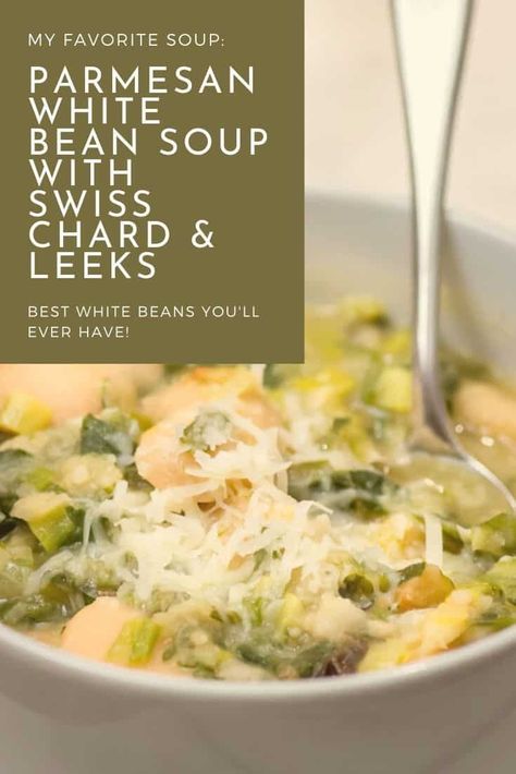 Swiss Chard White Bean Soup, Swiss Chard Soup, Chard Soup, Swiss Chard Recipes, Mediterranean Meals, Chard Recipes, Summer Vegetables, Random Recipes, Vegetables Recipes