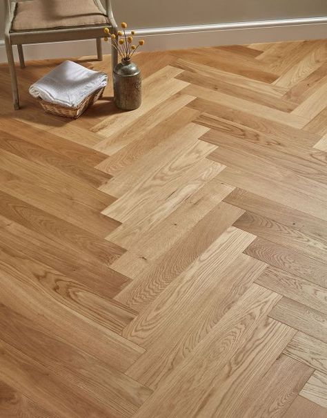 Natural Oak Flooring, Direct Wood Flooring, Herringbone Flooring, Herringbone Wood Floor, Herringbone Wood, Wood Adhesive, Engineered Wood Flooring, Real Wood Floors, 70s Decor