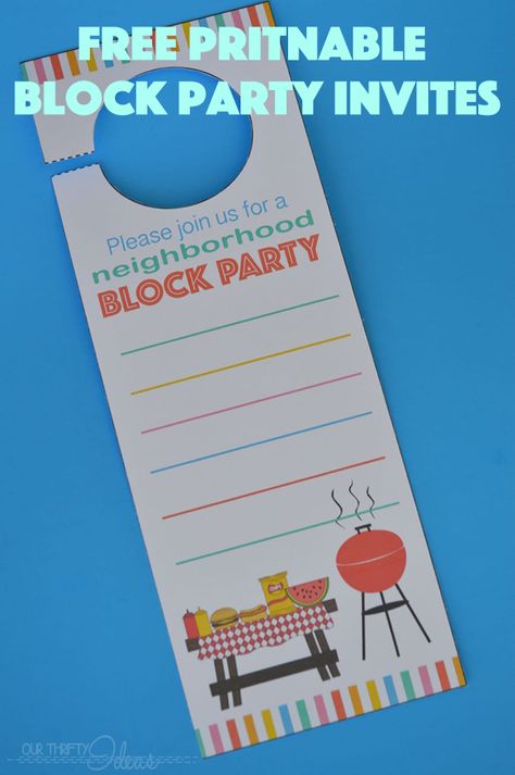 Halloween Block Party, Block Party Invitations, Summer Block Party, Neighborhood Block Party, Fall Blocks, Neighborhood Party, Halloween Blocks, Free Printable Invitations Templates, Free Printable Invitations