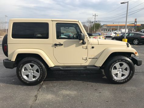 Tan Jeep Wrangler, Tan Jeep, 2 Door Jeep, 2012 Jeep Wrangler, 2011 Jeep Wrangler, Jeep Wrangler Sahara, Jeep Life, My Dream Car, Vroom Vroom